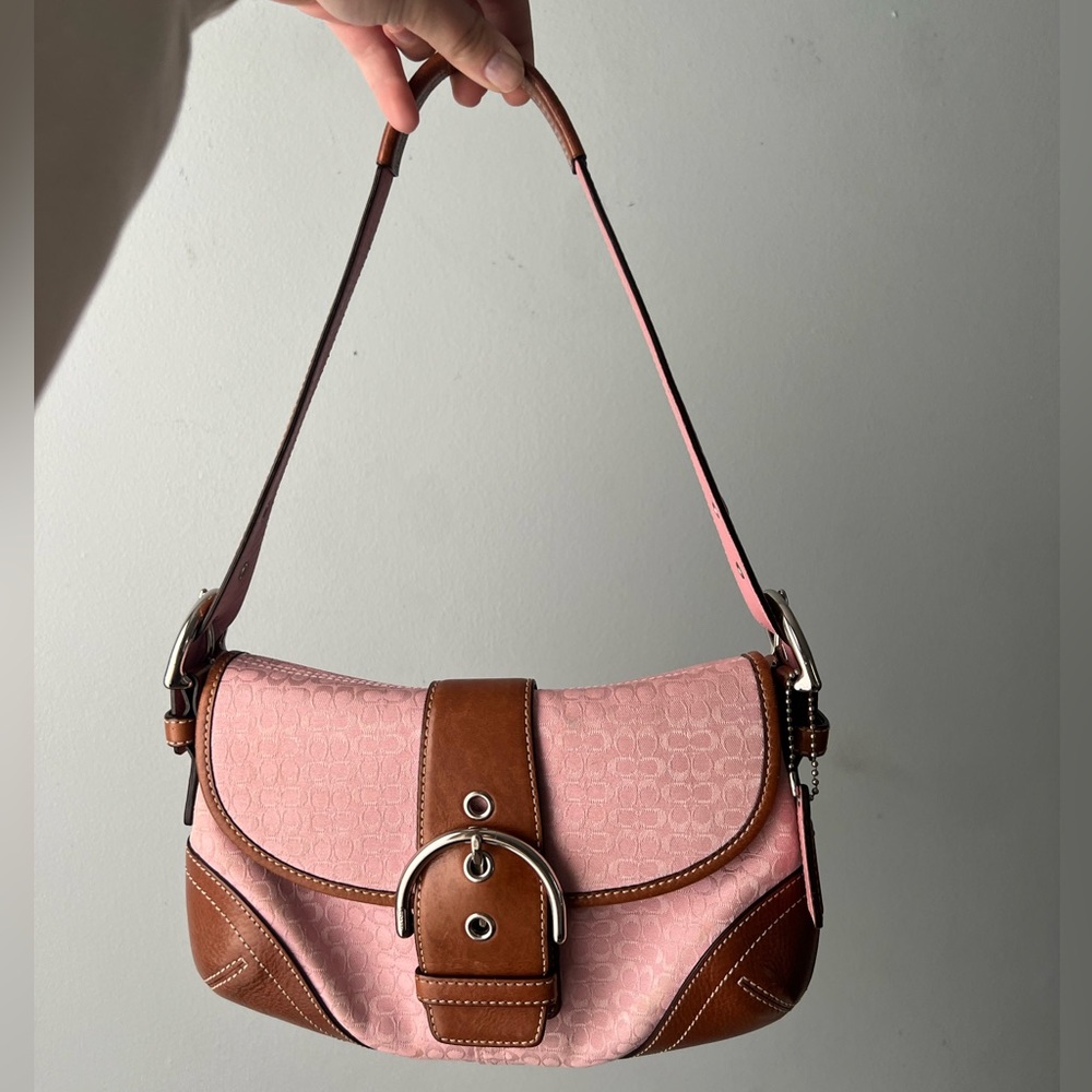 PINK COACH Sholder PURSE
